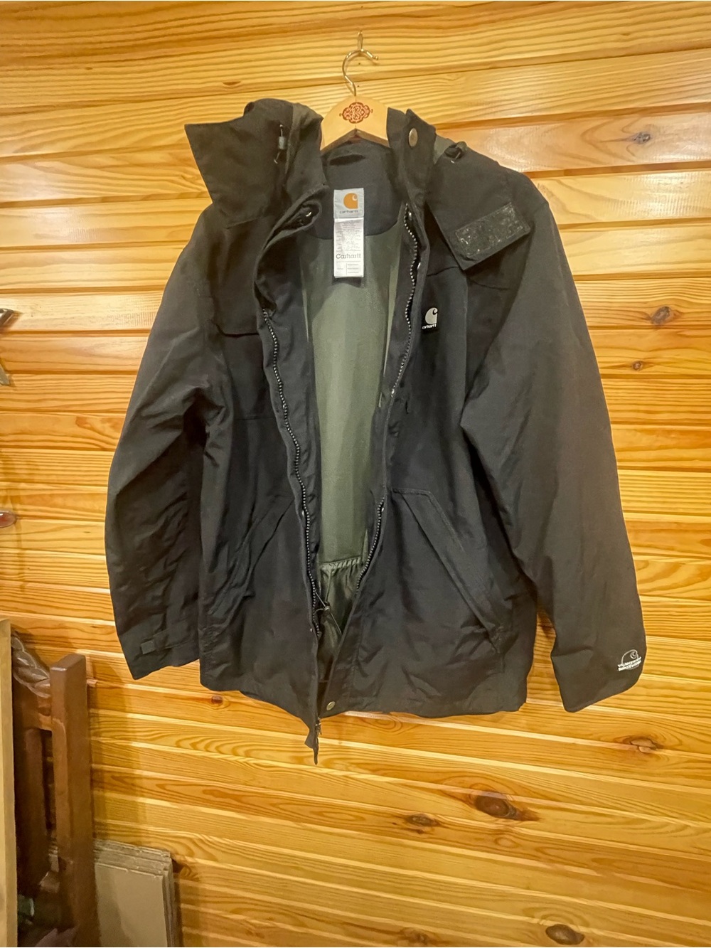 Carhart Jacket with Hood SZ M Regular